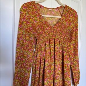 Nordstrom Floral Babydoll dress